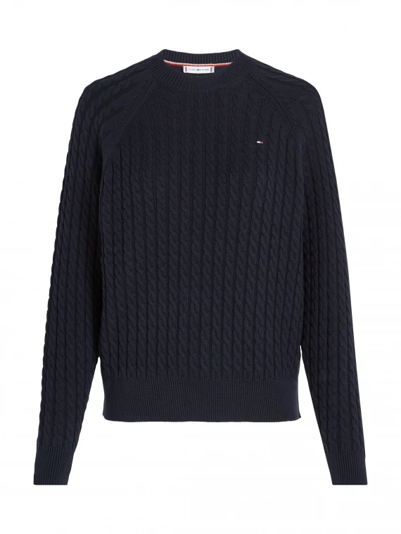 Relaxed-fit sweater in woven knit