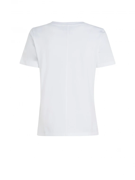 White T-shirt with mini logo