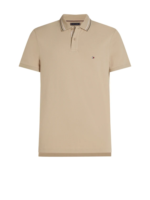 Polo regular fit con dettagli a contrasto