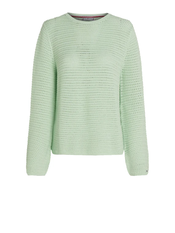 Crochet Crewneck Sweater