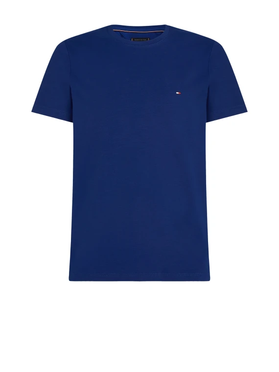 Slim Fit T-Shirt with Embroidered Flag