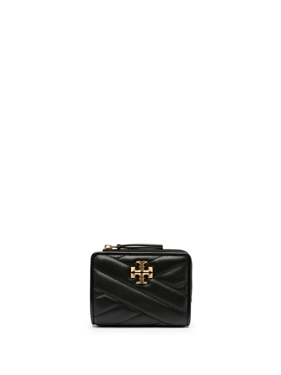 Portacarte bi-fold Kira Chevron - Taglia UNI - Tory Burch