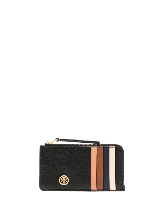 Porta carte Robinson con zip - Taglia UNI - Tory Burch