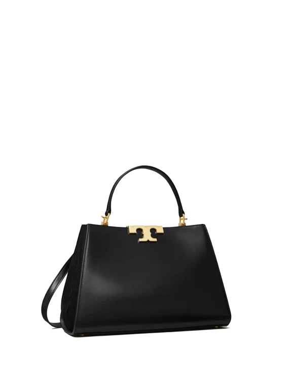 Eleanor Leather Satchel Bag with Shoulder Strap