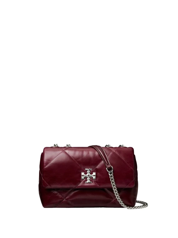 Small Kira Diamond Quild Red Leather Bag