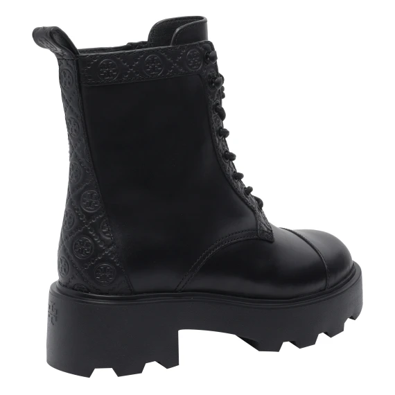 T MONOGRAM ANKLE BOOTS