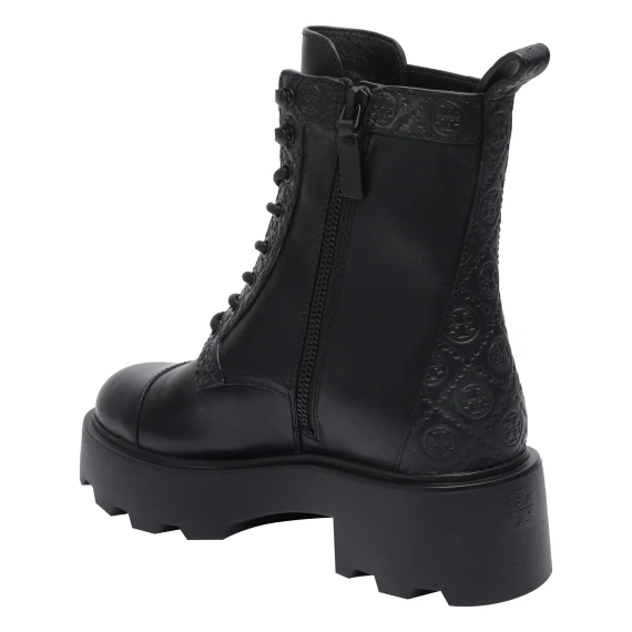 T MONOGRAM ANKLE BOOTS