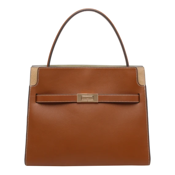 Brown Small Double Lee Radziwill Handbag