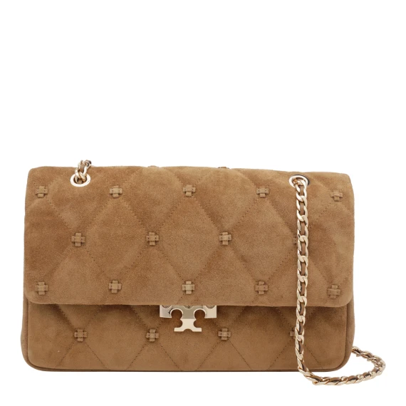Borsa Bunny Knot Suede Shoulder Bag Tory Burch