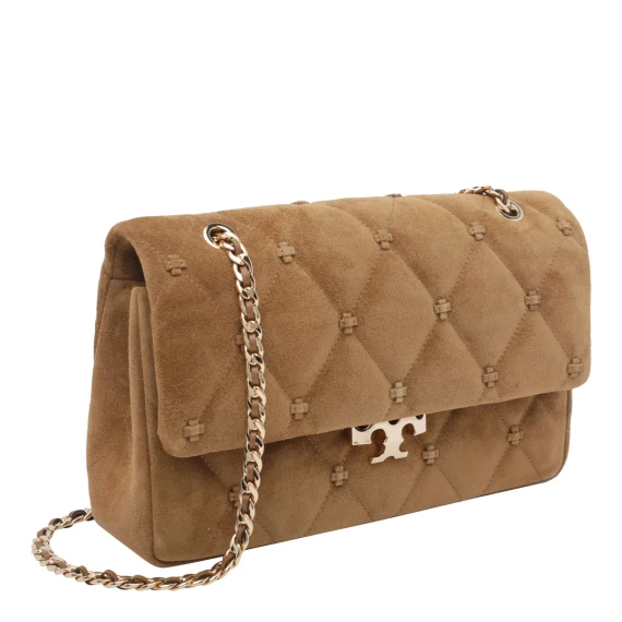 Borsa Bunny Knot Suede Shoulder Bag Tory Burch