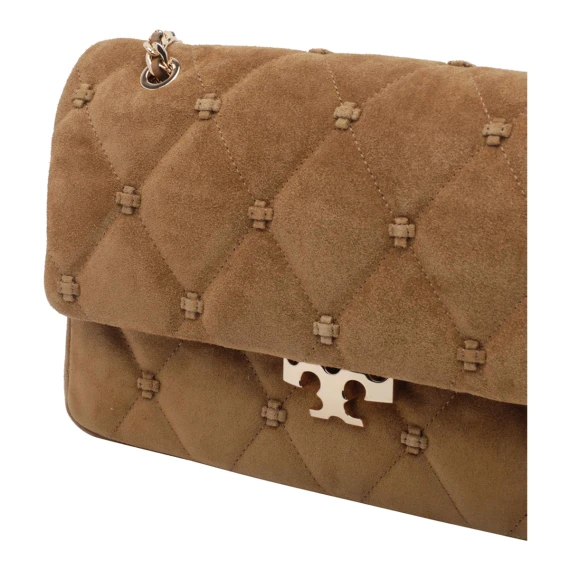 Borsa Bunny Knot Suede Shoulder Bag Tory Burch
