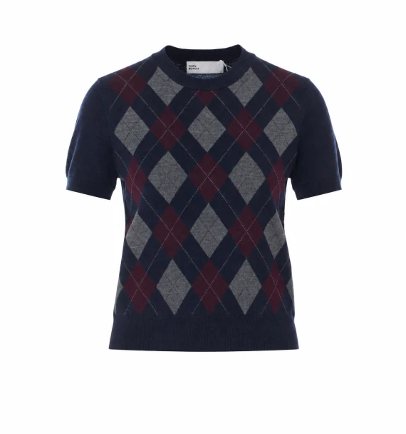 Maglia blu Tory Burch
