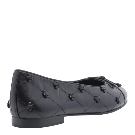 Ballerine Bunny nere in pelle di vitello Tory Burch