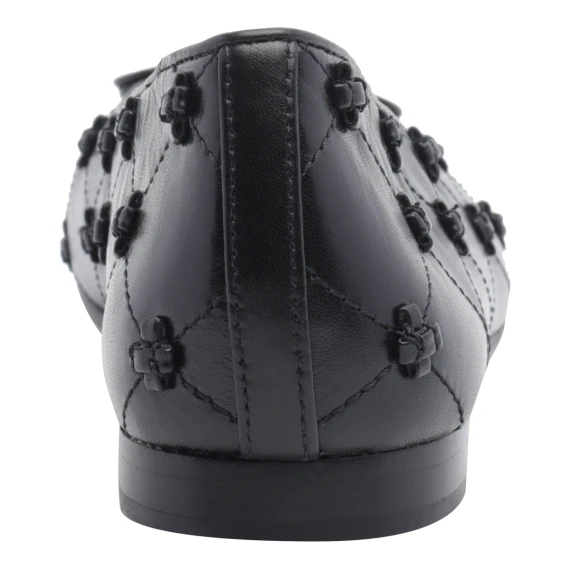 Ballerine Bunny nere in pelle di vitello Tory Burch