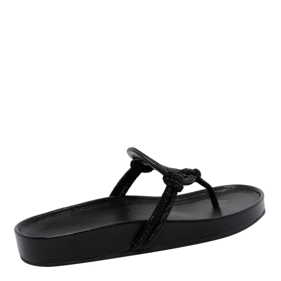 Miller Cloud Knotted Pave flip flops Tory Burch