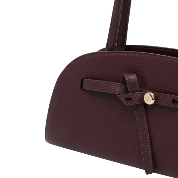 Dark Carmine Romy East West Shoulder Bag Tory Burch