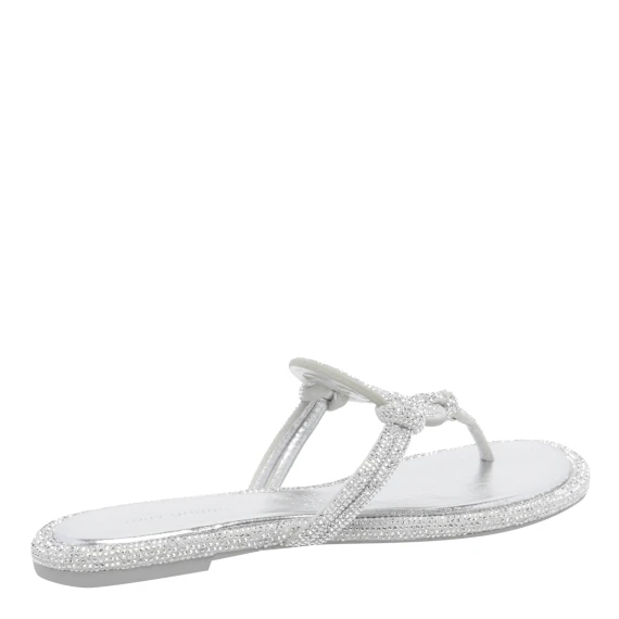 Miller Knotted Pavè Thong Sandals Tory Burch