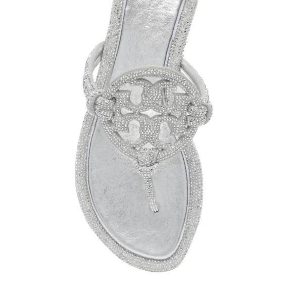 Miller Knotted Pavè Thong Sandals Tory Burch