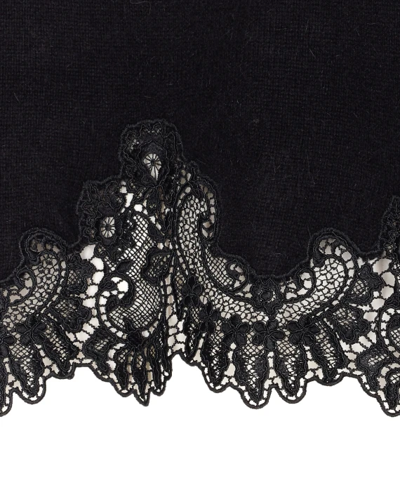 LACE DETAIL SWEATER