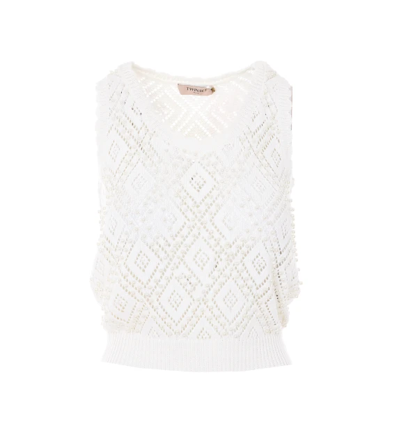 Twin-set Top Bianco