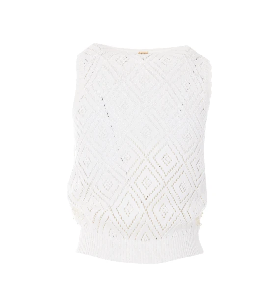 Twin-set Top Bianco