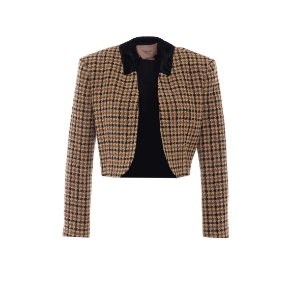 Giacca marrone Twin-set