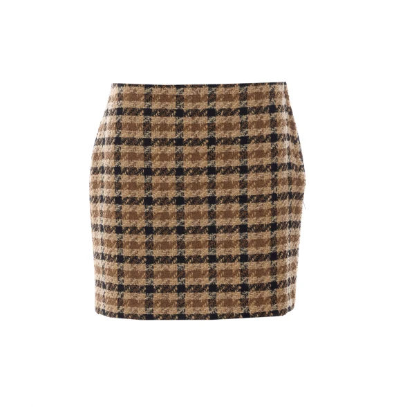 Check Mini Skirt Twin-set