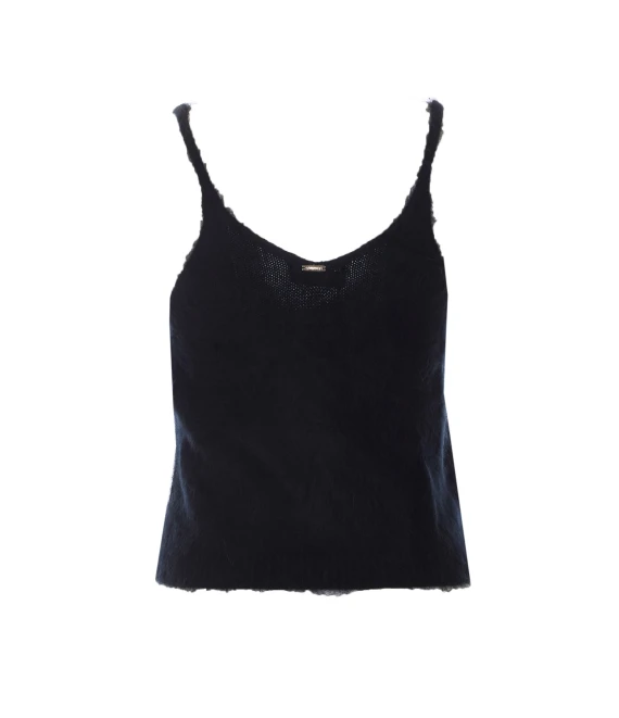 Black sleeveless top Twin-set