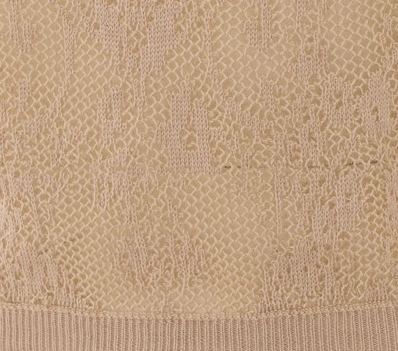 Maglia a collo alto beige Twin-set