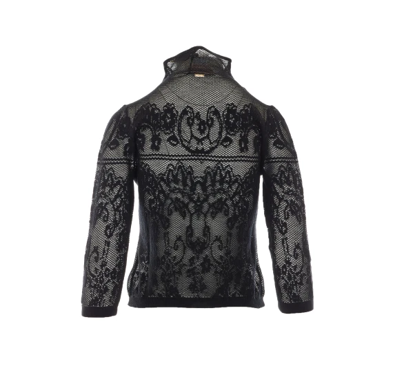 Top a maniche lunghe con collo alto Twin-set