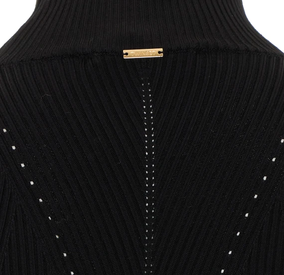Maglia nera a collo alto Twin-set