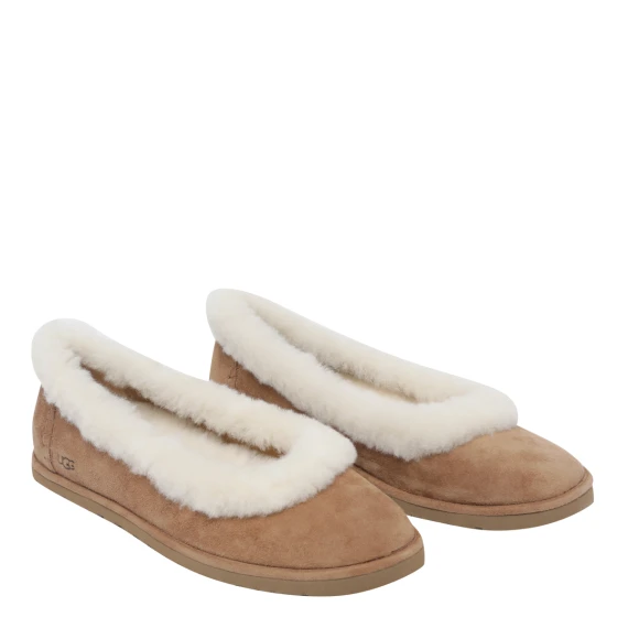 Chestnut Zora Flat Ballets UGG