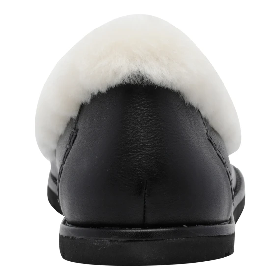Zora black leather ballet flats UGG