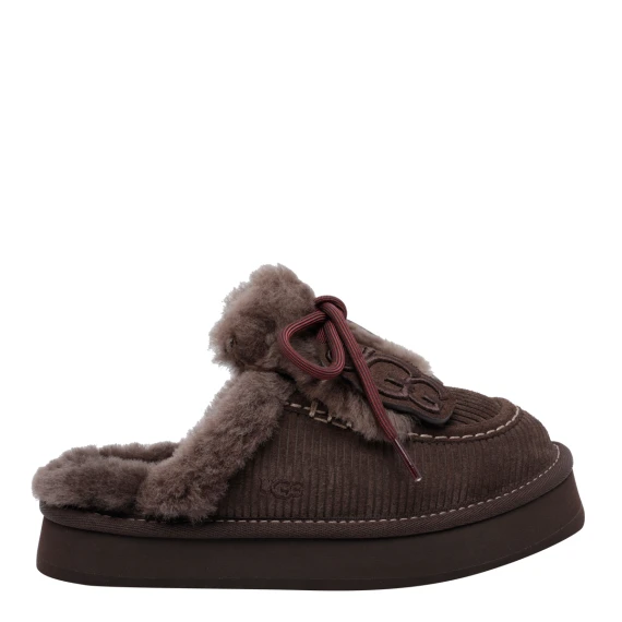 Dark brown suede mules UGG