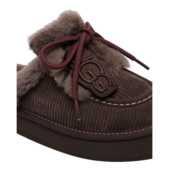Dark brown suede mules UGG