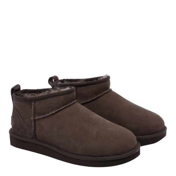 Stivaletti in camoscio marrone scuro UGG