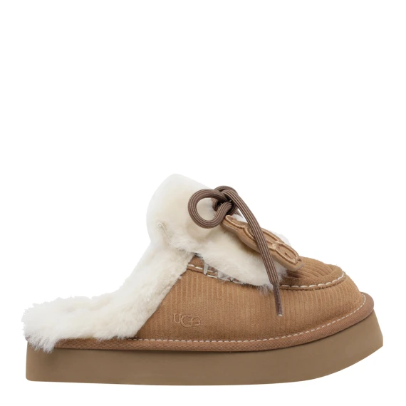 Mule Disquette Heritage in camoscio