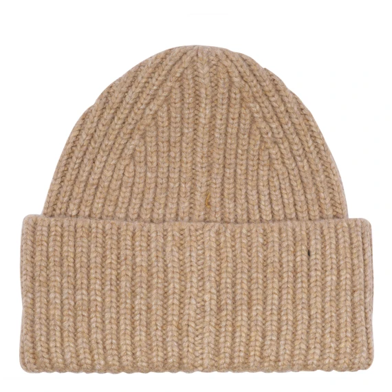 U Chunky Rib camel beanie UGG