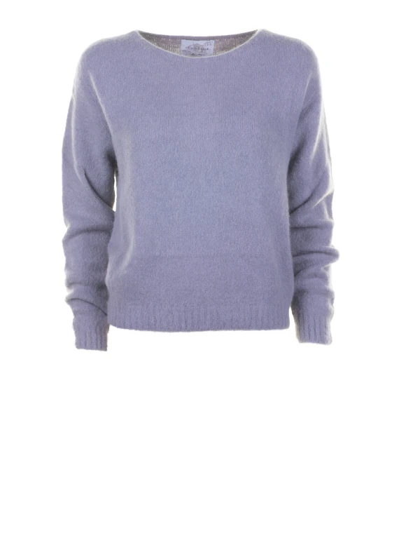 Maglia girocollo grigia