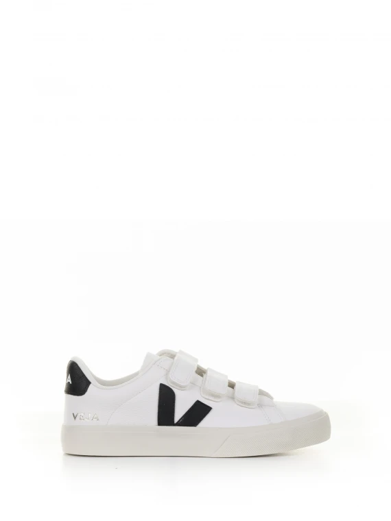 Recife sneaker in leather with strap for women