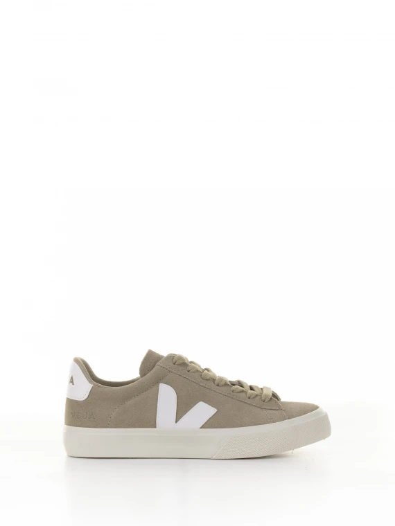 Sneaker Campo in suede beige donna