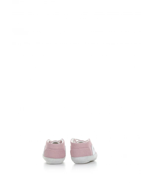 Sneaker in suede rosa