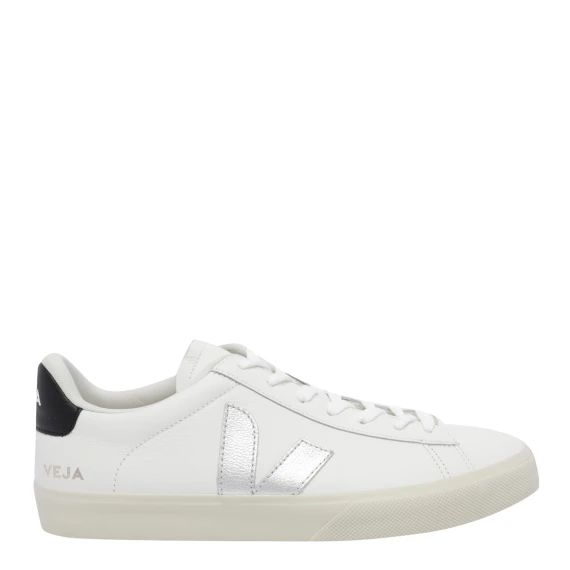 White calf leather Campo sneakers Veja