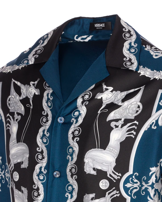 Versace Camicie Blue