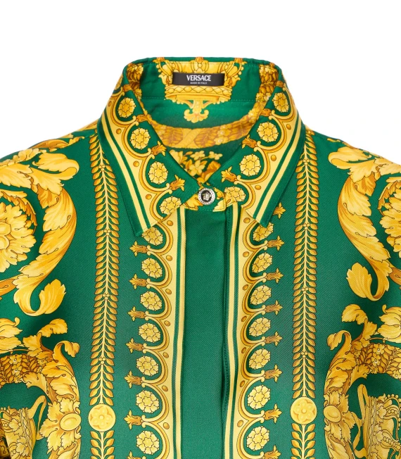 Versace Camicie Verde