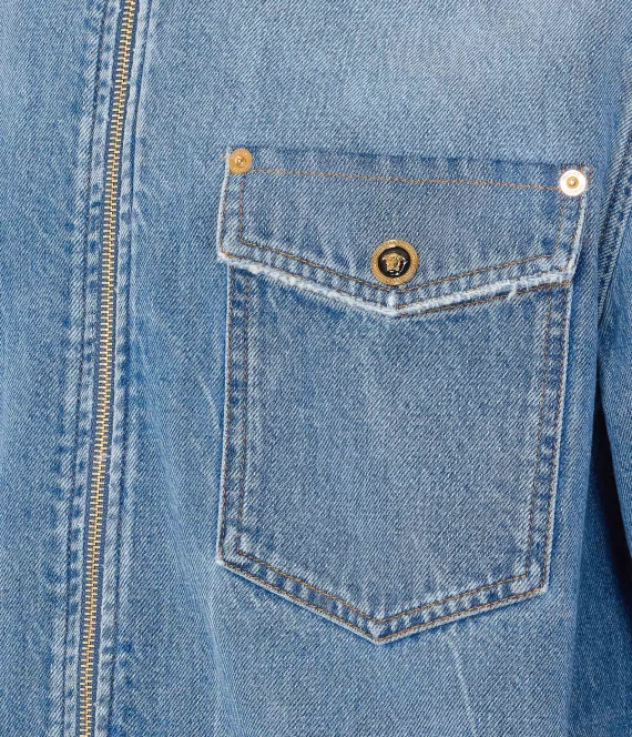 Versace Camicie Blue