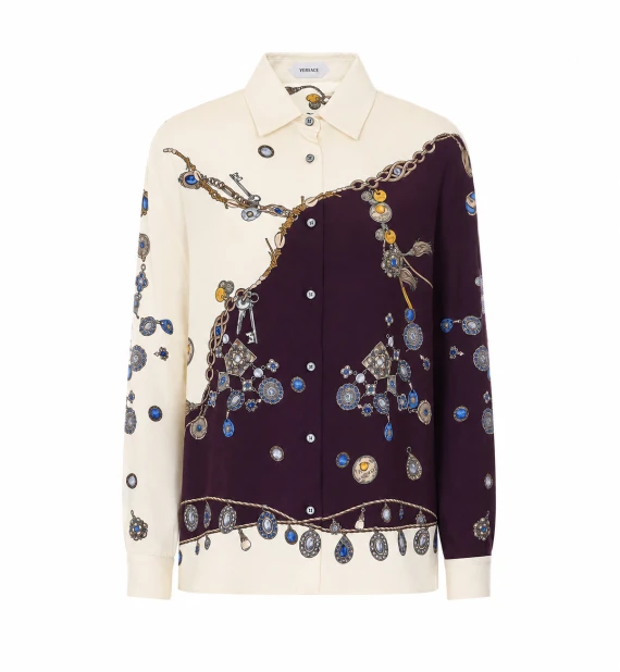 Stolen Jewels Print Shirt VERSACE