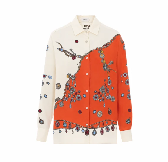 Stolen Jewels Print Shirt VERSACE