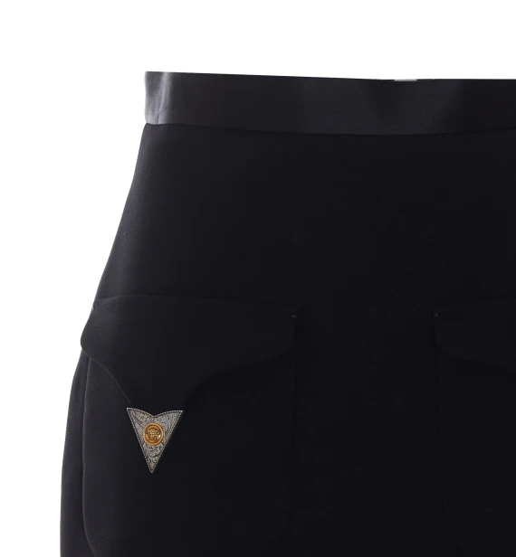 Wool Mini Skirt