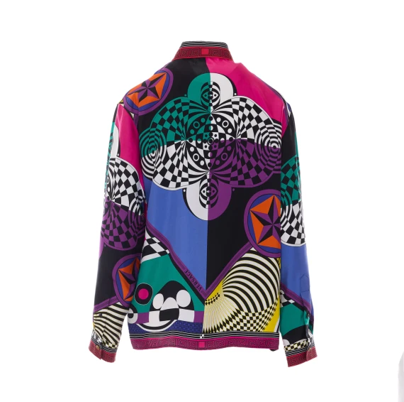 Silk Twillteatro Print Shirt